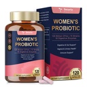 Totaria Probiotics for Women, 120 Billion Women Probiotic, with Akkermansia, Digestive Enzymes & Prebiotics, Cranberry, D-Mannose, for Gut, Vaginal, Urinary, Immune, PH Balance, 120 Vegan Capules