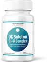 NANOWELL DK Solution Vitamin D3 2000 IU (50 mcg) + K Complex - Συμπλήρωμα διατροφής για την υποστήριξη της υγείας των οστών, των μυών και του ανοσοποιητικού - 120 Softgels, 120 Day Supply
