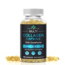 TheraSuva Complete Multi Collagen Complex – Types I, II, III, V & X + Biotin & Vitamin C – Hair, Skin, Nails & Joint Support, 2 Month Supply, 120 Softgels