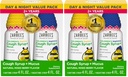Zarbee's Children’s Honey Cough Syrup + Mucus Day & Night Value Pack,Daytime & Nighttime Toddler Cough Syrup,Dark Honey,Ivy Leaf Extract,Chamomile,Mixed Berry Flavor,4 Fl Oz,(Pack of 4)