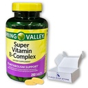 Super B Complex Tablets- High Potency Energy & Immune Support, 250 Count (Pack of 1), Boxed by Fusion Shop Store