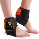 2PCS Foot Renew Massager for Neuropathy, 3-in-1 Cordless Foot and Ankle Massager for Heel, Arch & Ankle Relief, 2000mAh Rechargeable, Black