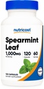 Nutricost Spearmint Leaf (1000mg) 120 Capsules - Spearmint Supplement, GMO-Free, Gluten-Free, 60 Servings