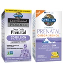 Garden of Life Prenatal Support Bundle – Minami Prenatal DHA Omega 3 Fish Oil (60 Softgels) + Dr. Formulated Once Daily Prenatal Probiotics for Mom & Baby (30 Caps), Gluten, Dairy & Soy Free