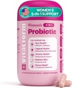 Women’s Probiotic 20 Billion CFU – 5-in-1 Daily Support for Digestive, Vaginal & Urinary Health – with Cranberry, D-Mannose, Prebiotics & Hyaluronic Acid – 30 Capsules