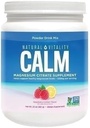 Natural Calm Magnesium Citrate Powder, Raspberry Lemon Flavor, Power Drink Mix, 20oz