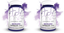 Nootropics Depot MicroZinc Capsules | 20mg | Optimized Zinc Supplement | 30 Count (Pack of 2)