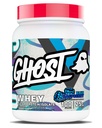 GHOST Clear Whey Isolate Protein Powder, Blue Raspberry - 1.4 LB Tub, 25G of Whey Protein - Post Workout Drink for Muscle Gain & Recovery – Sugar Free, Soy Free & Zero Fat, 20 Servings