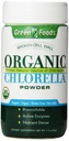 Green Foods Organic Chlorella Powder, 2.1 Ounce