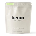 Beam Grass Fed Whey Protein Powder – Chocolate Peanut Butter, 12 Servings, 22g Protein Per Serving, Clean Whey Isolate & Concentrate, Low Carb, Paleo Friendly, GMO Free, Gluten Free, 3rd Party Tested