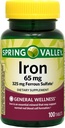 Spring Valley - Iron 65 mg, 100 δισκία