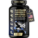 Glucosamine Chondroitin MSM | Premium Joint Support Supplement | Extra Strength 4700mg Max Joint Support | Men & Women | Supports Joint Health & Cartilage, Joint Comfort, Strength and Flexibility