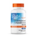 Doctor's Best Glucosamine Chondroitin Msm with OptiMSM Capsules, Joint Support Supplement Supports Healthy Joint Structure, Function & Comfort, Non-GMO, Gluten Free, Soy Free, 360 Count