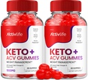 ActivLife Keto ACV Gummies - Ενεργός ζωή Keto Apple Cinegar Gummies, ActivLife Keto + ACV Weight Management Gummies ActiveLife Advanced 1000mg Formulaa (2 Pack - 120 Gummies)