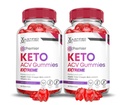 (2 Pack) Premier Keto ACV Gummies Extreme 2000MG Premier Keto Gummies Apple Cider Vinegar Formated with Ρόδι χυμού τεύτλων σκόνη B12 Vegan Non GMO 120 Gummys