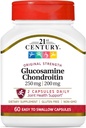 21st Century Glucosamine and Chondroitin, Original Capsules, 60-Count (21472)