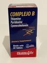 Complejo B (B-Complex) – Vitamin B1, B6, B12 Tablets – Dietary Supplement – 30 Tablets – 1 Month Supply