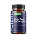 Low Dose B-Complex - 60 Capsules - Complete Daily Support - Well Tolerated, Easy to Swallow - Supports Energy & Wellness