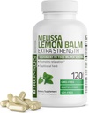 Bronson Melissa Lemon Balm Επιπλέον δύναμη, μη ΓΤΟ, 120 κάψουλες χορτοφάγων