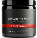 Hyaluronic Acid Supplements – Lab Tested 95% Ultra High Purity – Ζυμωμένη και βιοδιαθέσιμη με βιταμίνη C – Εργαστήριο τρίτων Tested – 360 κάψουλες