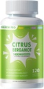 Βιολογικά Εσπεριδοειδή Bergamot 1400mg, 120 Κάψουλες -Citrus Bergamia - Αιθέριο Έλαιο και Εσπεριδοειδή Βιοφλαβονοειδή - Φυσικά συμπληρώματα υγείας καρδιάς για γυναίκες και άνδρες - Μη ΓΤΟ χάπια