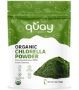 Organic Chlorella Powder 4oz – Freeze-Dried, Non-GMO, Gluten-Free, Broken Cell Wall – Rich in Chlorophyll & Plant-Based Nutrients – Smoothie Booster – 100% Pure & USDA Organic.