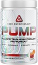 Core Nutritional Pump Full-Spectrum Non-Stimulant Pre-Experformance, με N03T Nitrate, Peak02, Alpha GPC, για μέγιστη αντλία, αντοχή και απόδοση 20 σερβιρίσματος (Sangria)
