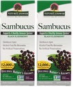 Nature's Answer Sambucus Dietary Supplement, Original for Daily Immune and Antioxidant Support | Made in The USA | Alcohol-Free, Gluten-Free & Vegan 4oz (Pack 1) (Pack of 2)