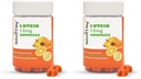 Nature's Key Lutein Gummies 12mg with Zeaxanthin & Vitamin A for Kids and Adults | Eye Health and Brain Function Supplement | Orange Flavor, 120Ct (Pack of 2)