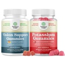 Bundle of Vision Support Gummies for Adults - Lutein and Zeaxanthin Supplements for Eye Health - Potent Lutein Eye Vitamins and High Potency Potassium Gummies - Potassium Supplement for Optimal Health