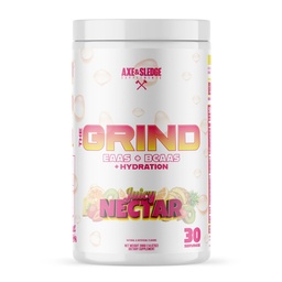 Axe & Sledge The Grind Essential Amino Acids |EAA & BCAA Powder |Muscle Recovery & Electrolytes for Hydration | Stimulant-Free, Vegan | 30 Servings, Juicy Nectar