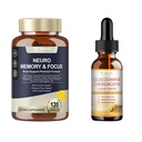 Totaria 25 in 1 Brain Supplements for Memory and Focus + Glucosamine Chondroitin MSM Liquid Drops