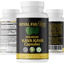 Pure Noble Kava Capsules Highest Grade Fijian Kava Kava Extract 1760mg Servings 100% Organic for Relaxation & Mood Support