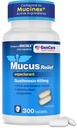 GenCare Mucus Relief Expectorant Guaifenesin 400 mg 300 Tablets Value Pack - Fast Acting Thinning of Mucus for Colds, Chest Congestion, Flu, Coughing and Allergies