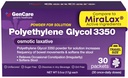 GenCare Polylethylene Glycol 3350 Powder for Solution – 30 Travel Packets – Unflavored Grit-Free Clear PEG 3350 for Occasional Constipation Relief for Women & Men – Generic MiraLAX Laxative Powder