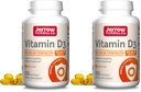 Jarrow Formulas Vitamin D3 125 mcg (5000 IU) - 100 Servings (Softgels) - Bone Health, Immune Support & Calcium Metabolism Support - VitaminD Supplement - 5000 IU VitaminD - Gluten Free, (Pack of 2)
