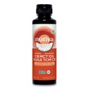 Nutiva Organic Liquid MCT Oil C8- Unflavored - Perfect for Coffee, Shakes, Salads, and More - Great for Vegan, Whole, Paleo, and Keto Diet - Extracted From Coconut - 12floz