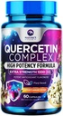 Quercetin Supplement - Extra Strength Antioxidant for Immune Support & Respiratory Health - High Absorption - Quercetin Dihydrate 1000mg Per Serving - Gluten Free - USA Bottled - 60 Veggie Capsules