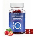 Μελατονίνη Free Sleep Gummies for Adults with Magnesium, Valerian Root, 5-HTP & Herbal Blend - Natural Sleep Aid Supplements - Μη-Habit Forming, Sugar Free, Strawberry Flavor, 60 Count (1)