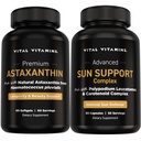 Vital Vitamins Astaxanthin + Sun Support Capsules
