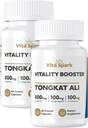 Tongkat Ali for Men - Longjack with Fadogia Agrestis & Turkesterone, Third-Party Certified Men's Supplement for Workout Performance Strength Vitality Energy Hormone Balance | 120 Capsules