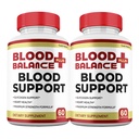 BloodBalance Plus Capsules, Official Balance Supplement, Premium Support All Natural Ingredients, Maximum Strength BloodBalance + Vitamin Pills (2 Pack)