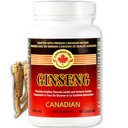 Canadian Ginseng Capsules 500mg (Panax Quinquefolius) – Ginseng Supplement for Energy, Focus & Immune Support – Pure Root Powder Pills – 60 Capsules, Farm-Grown in Ontario, Canada