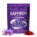 Saffron Supplements Gummies with Magnesium – Pure Saffron Extract 88.5mg per Serving Magnesium to Support Mood, Focus & Daily Wellness | Vegan, Gluten-Free Capsules for Women & Men, 240 Count