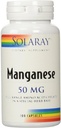 Συμπλήρωμα Solaray Manganese, 50 mg, 100 Count