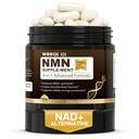 NMN Supplements 1000mg Pure Organic – NMNH, NAD+ Alternative & NAD Supplement, Resveratrol 1000mg Organic, NAD Resveratrol Supplement, TMG & Quercetin for Cellular Support, 120 Capsules