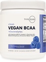 Type Zero Ultra Clean Vegan BCAA Powder + Electrolytes (Blue Raspberry | 6G) 2:1:1 Sugar-Free/No Sucralose BCAAs Amino Acids Supplement - BCAA Vegan Amino Acids After Workout Drink, 30 Servings