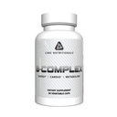 Core Nutritionals B Complex | All Essential 8 B Vitamins | for Energy Metabolism | Supports Cognition, Mood, & Overall Well-Being | 90 Vegetable Capsules