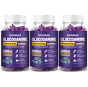 Simhould 3 Packs Glucosamine Chondroitin Gummies - 3000MG Extra Strength Joint Support Supplement with MSM & Elderberry, Flexibility, Antioxidant Immune Support Gummy for Adults, Men & Women