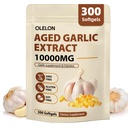 Aged Garlic Extract Odorless Softgels | 300-Count Heart & Immune Support Supplement | Organic, Non-GMO, Vegetarian & Gluten Free